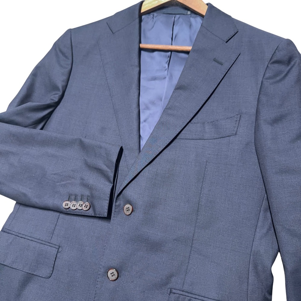 Suitsupply Lazio Blazer Mens 42R Navy Blue Wool Vitale Barberis Canonico Suit